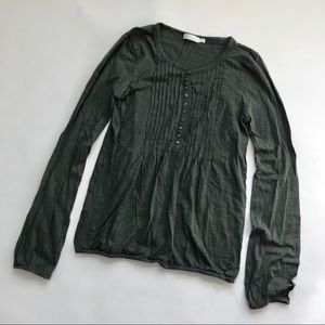 Anthropology / Luxury Apparel Balloon Sleeve Tee